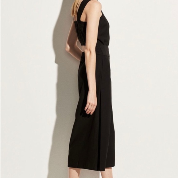 VINCE Belted Jumpsuit in black size 6 - Picture 3 of 15